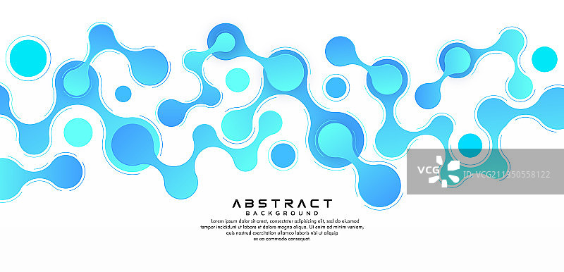 具有渐变的抽象亮蓝色背景图片素材