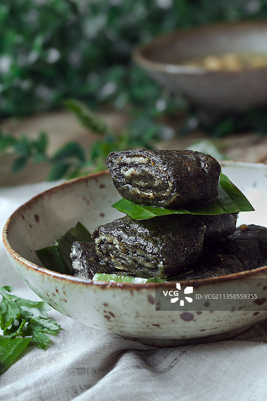 芝麻艾糍卷图片素材