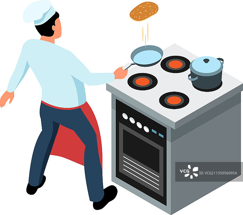 烹饪2.5D图标图片素材