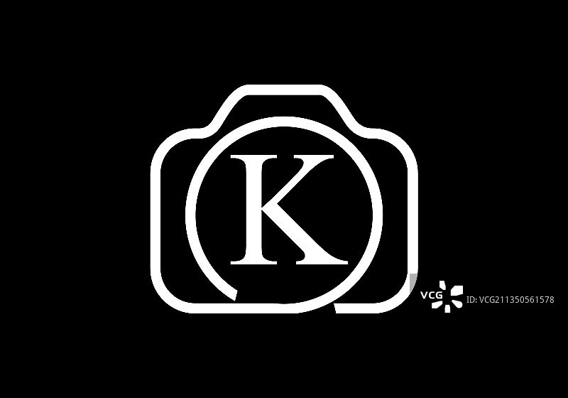 带有字母A的黑色K字母豪华字母表图片素材