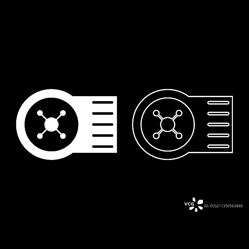 白色扁平风格的泵式洗衣机图标图片素材