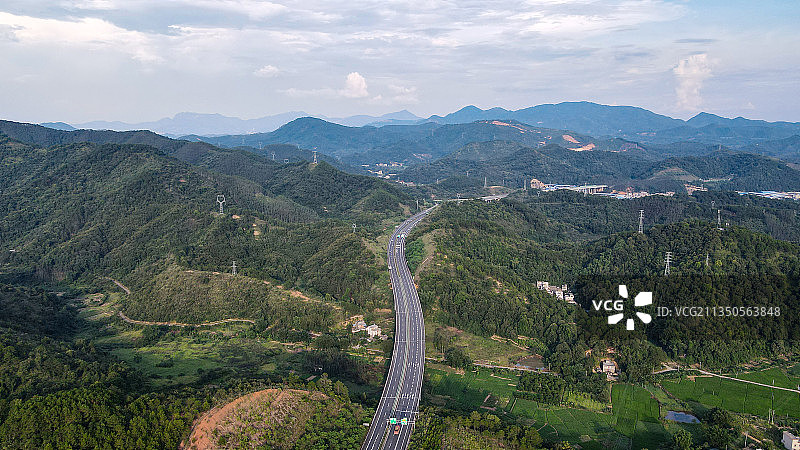 广东肇庆：广佛肇高速封开段风光图片素材