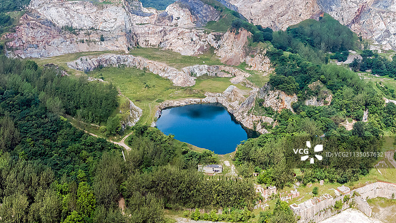 南京六合冶山矿山公园图片素材