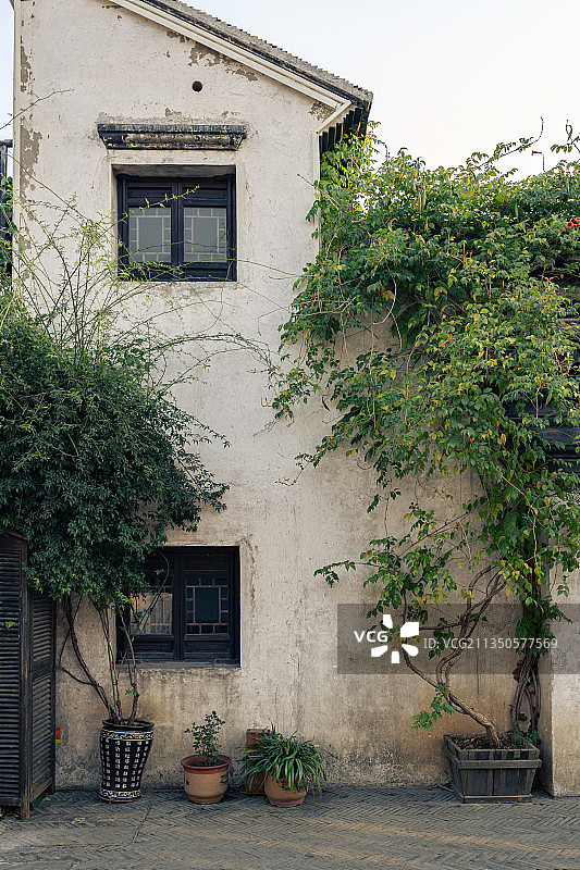 荡口古镇小景图片素材