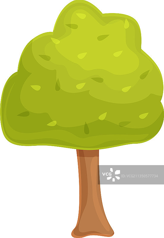 花园树卡通绿篱人图标图片素材