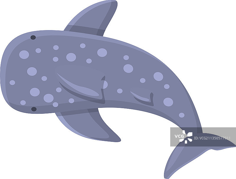 卡通鲸鲨图标图片素材