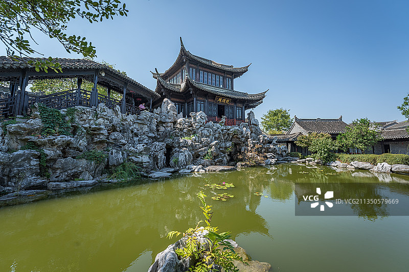 江苏省泰州市高港区雕花楼图片素材