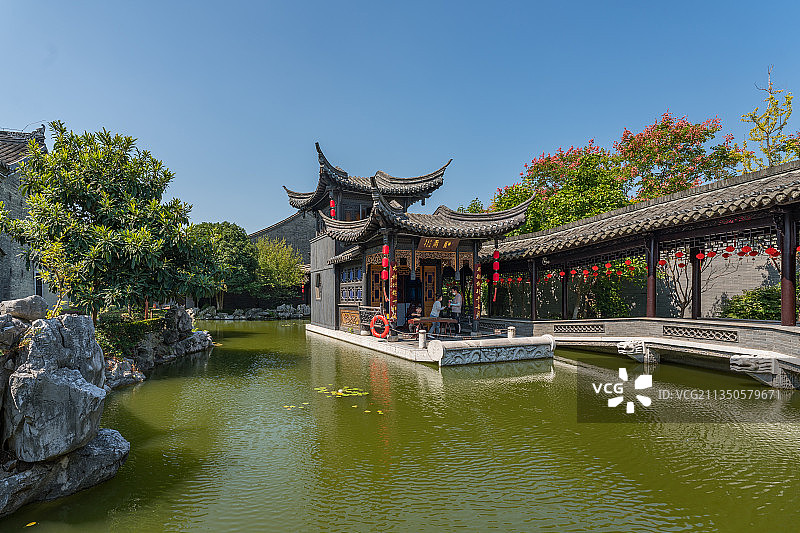 江苏省泰州市高港区雕花楼图片素材
