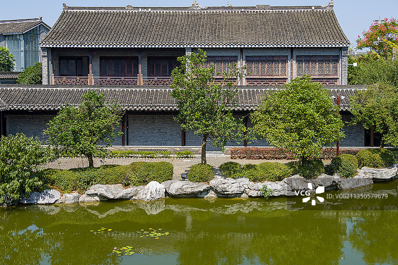 江苏省泰州市高港区雕花楼图片素材