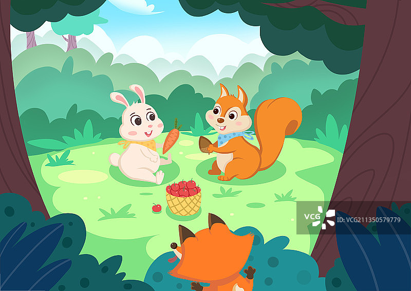 儿童故事插画图片素材