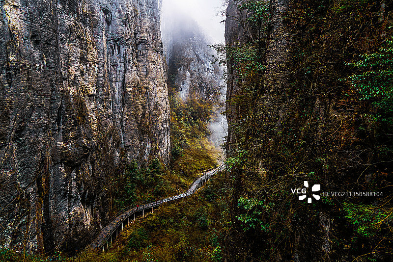 恩施大峡谷图片素材