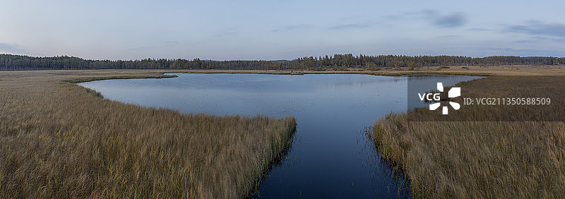 塞罕坝七星湖森林公园之天肌湖图片素材