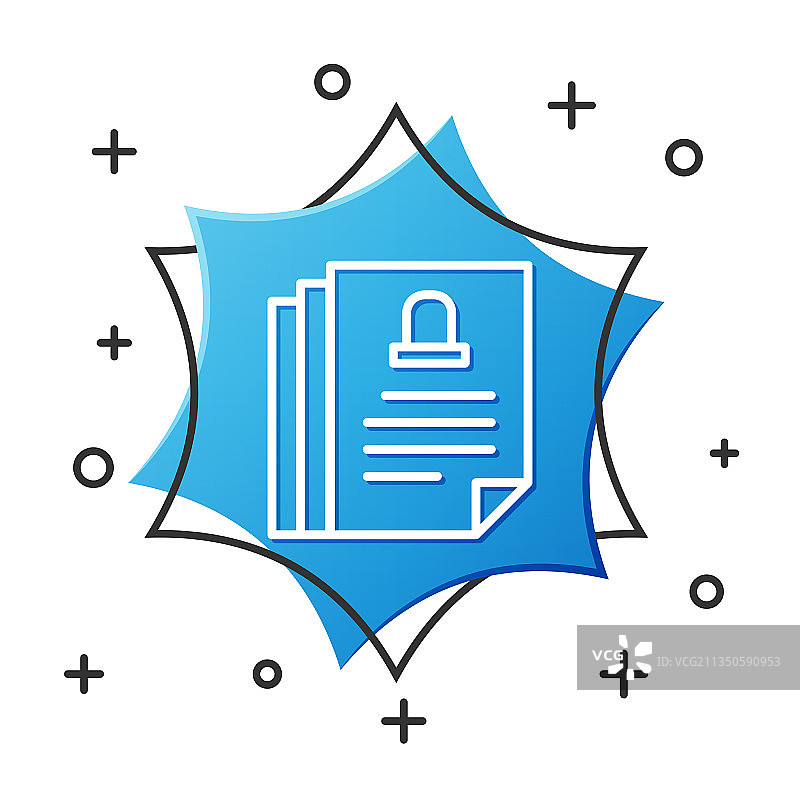 白色线条死亡证明图标图片素材