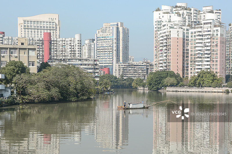 鹿城轻舟——浙江温州 温瑞塘河图片素材