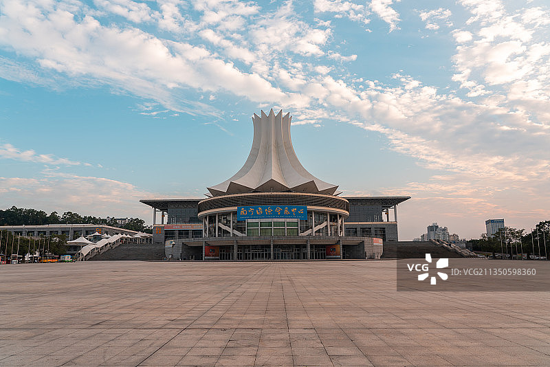 广西壮族自治区南宁市航拍风光图片素材