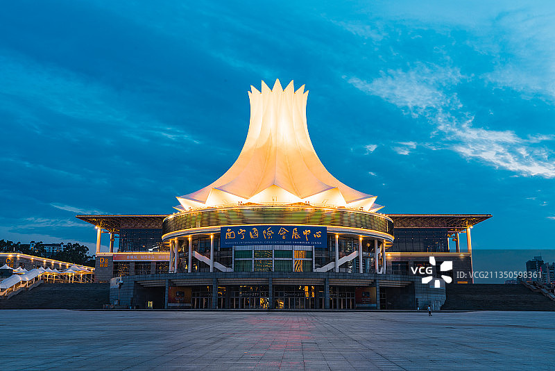 广西壮族自治区南宁市航拍风光图片素材