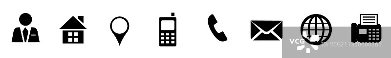 联系我们图标通信图标集图片素材