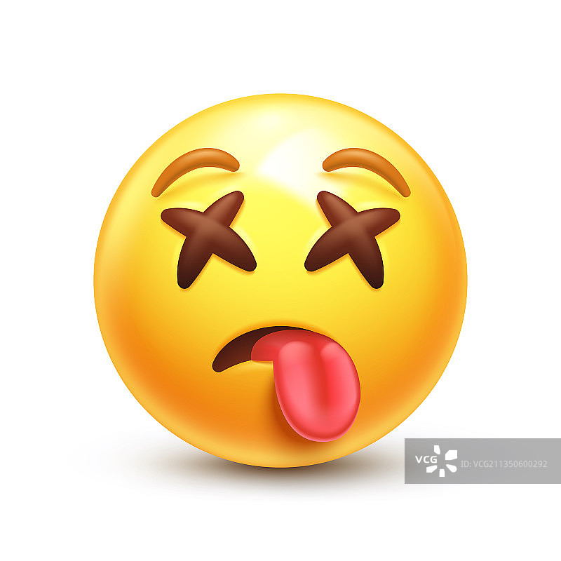 眩晕表情符号图片素材