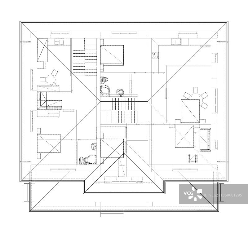 住宅楼 technical 图纸图片素材
