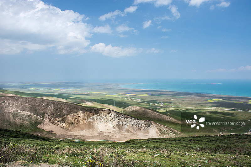 青海湖青海湖远景图片素材