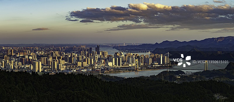 远眺宜昌图片素材