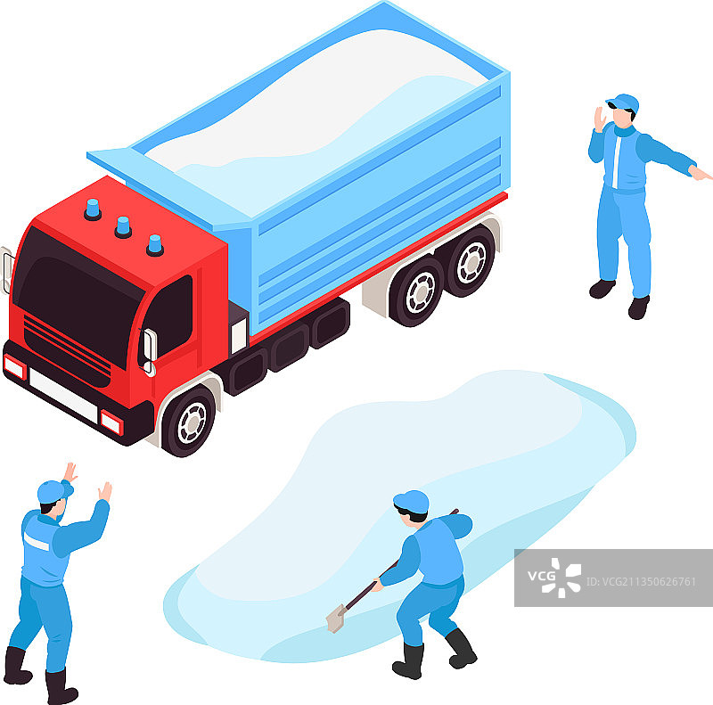 2.5D道路清洁图标图片素材