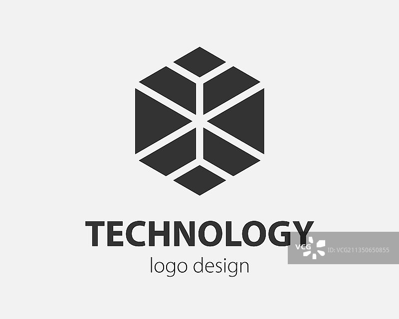 趋势Logo六边形科技设计技术图片素材