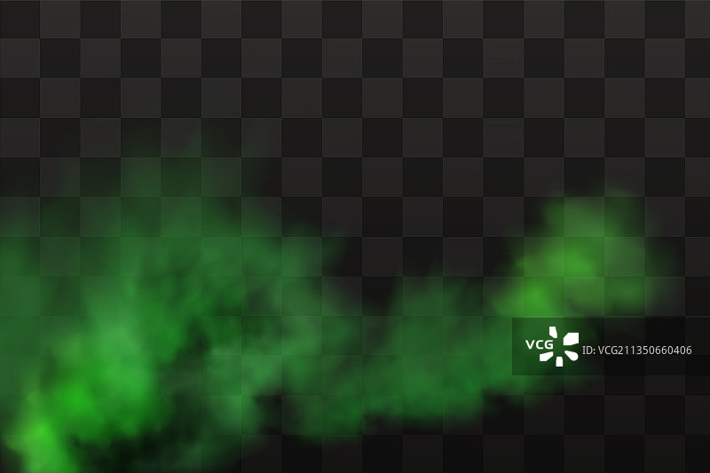 绿色恶臭气味烟雾或有毒气体图片素材