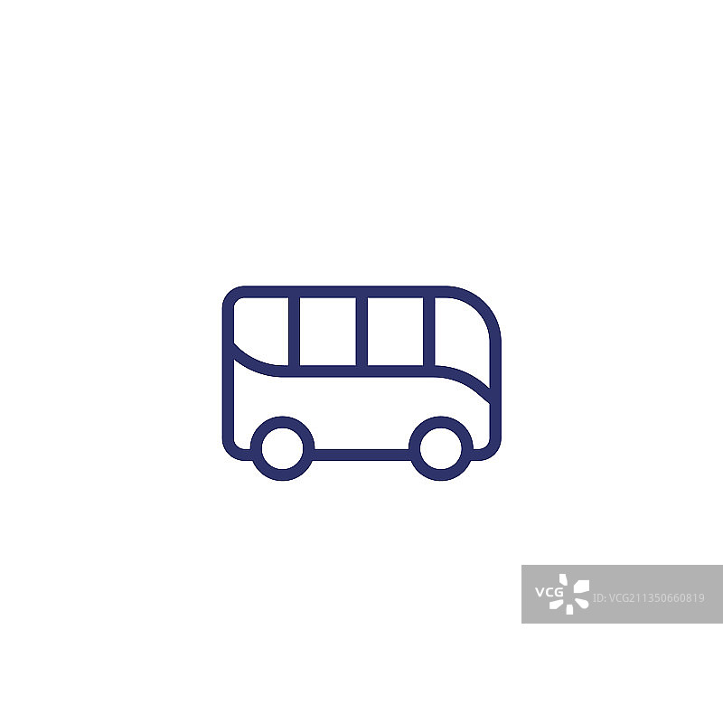 公交车图标城市交通线路设计图片素材