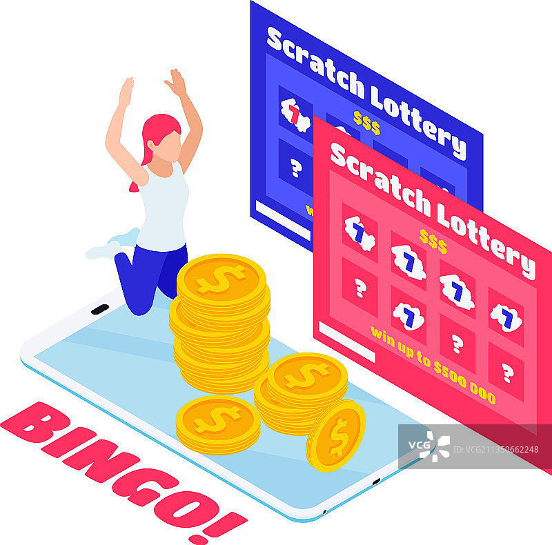 2.5D彩票组合图片素材