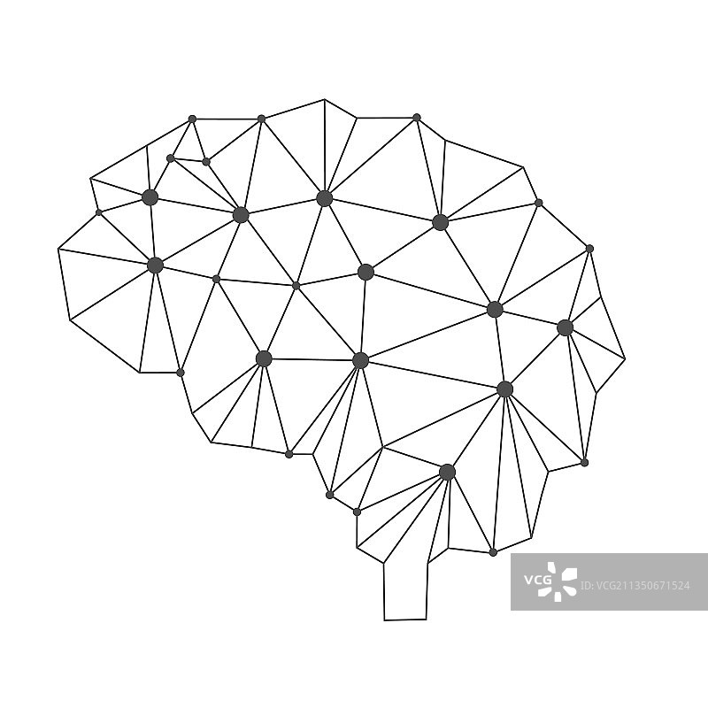 大脑是神经网络图片素材