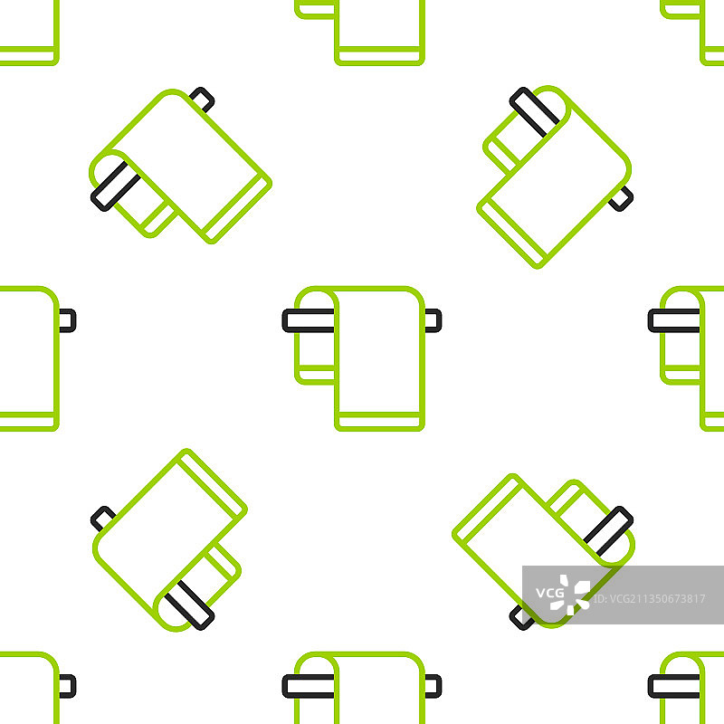 线条挂架毛巾无缝图标图片素材