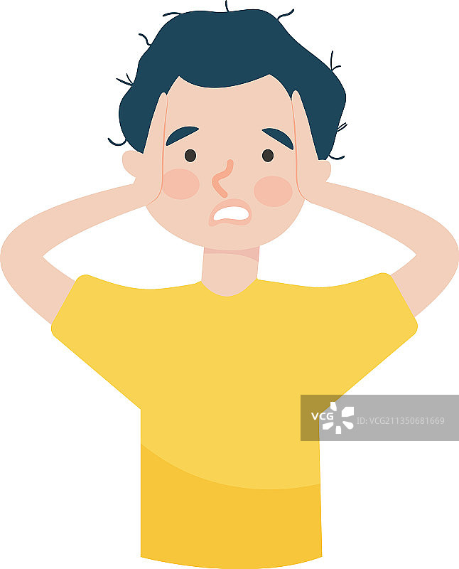 沮丧的男人图标图片素材