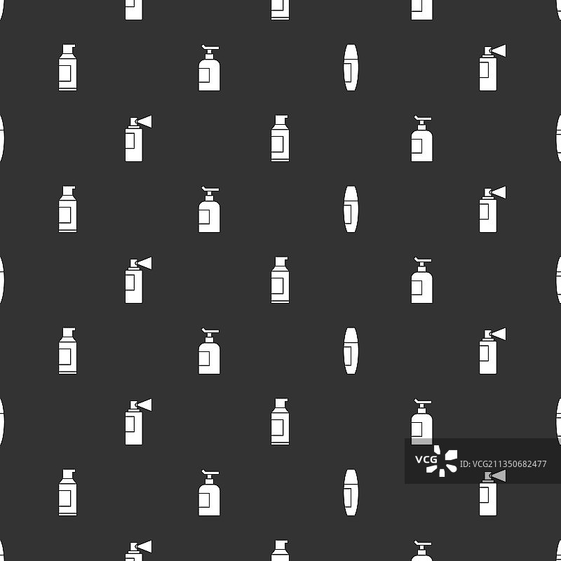 睫毛膏刷、香水喷雾罐套装图片素材