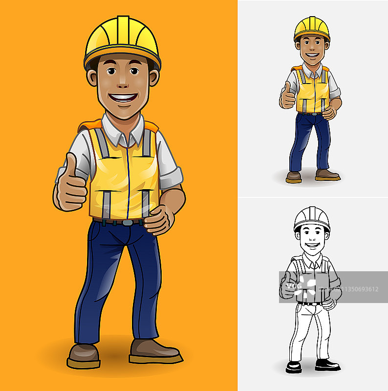 建筑工人图片素材