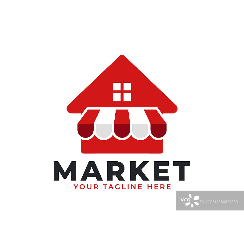 市场Logo购物简约Logo模版图标图片素材