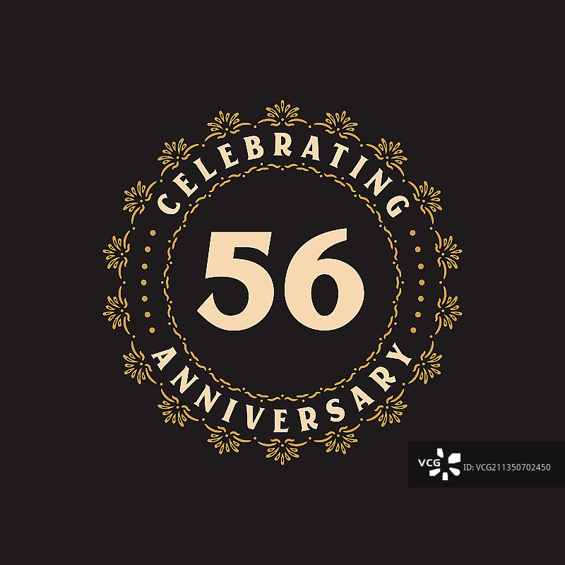 56周年庆典贺卡图片素材