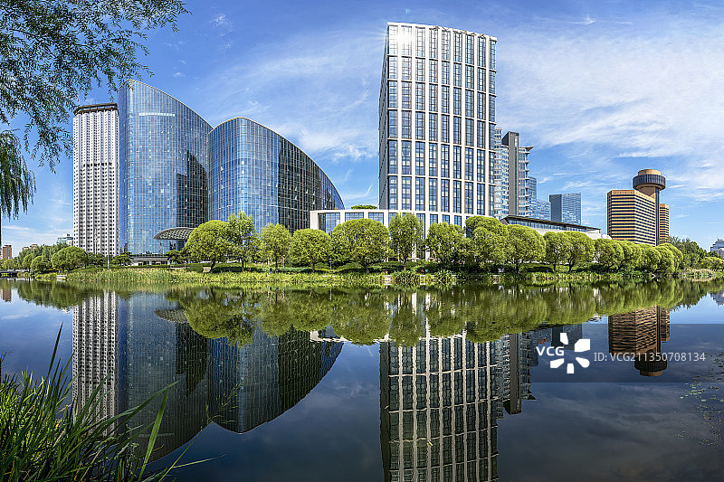 亮马河国际风情水岸图片素材