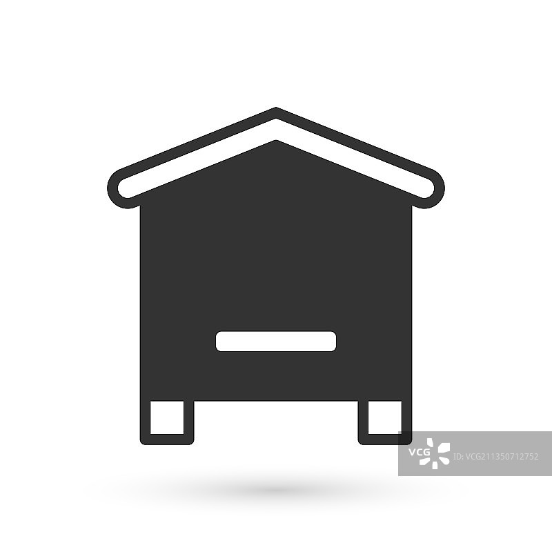 灰色蜂巢图标图片素材