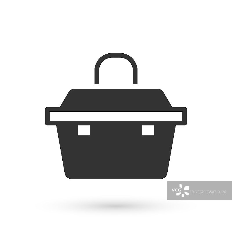 灰色箱子或容器，用于摇摆器和齿轮图片素材