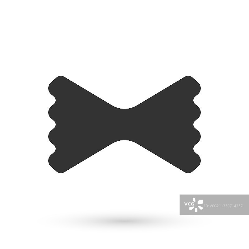 灰色通心粉图标白色背景图片素材