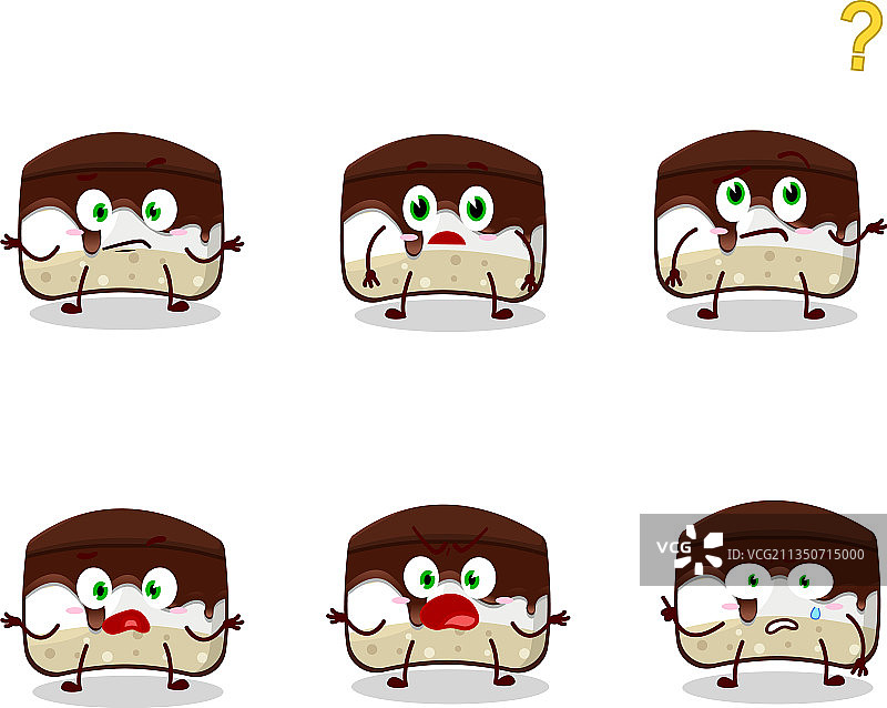 卡通人物巧克力蛋糕图片素材