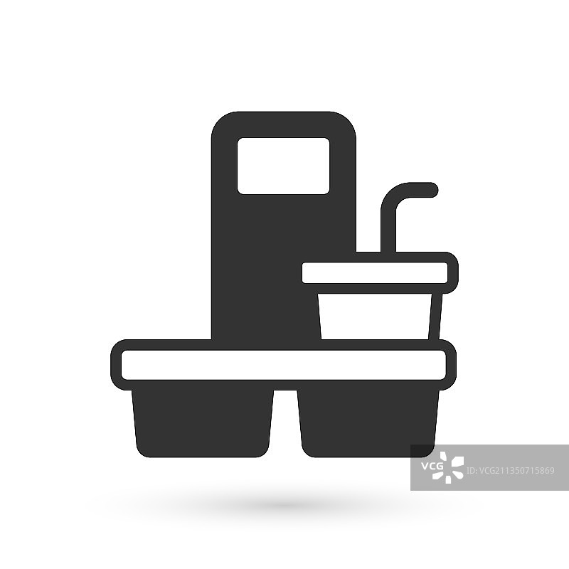 灰色外带咖啡杯图标图片素材