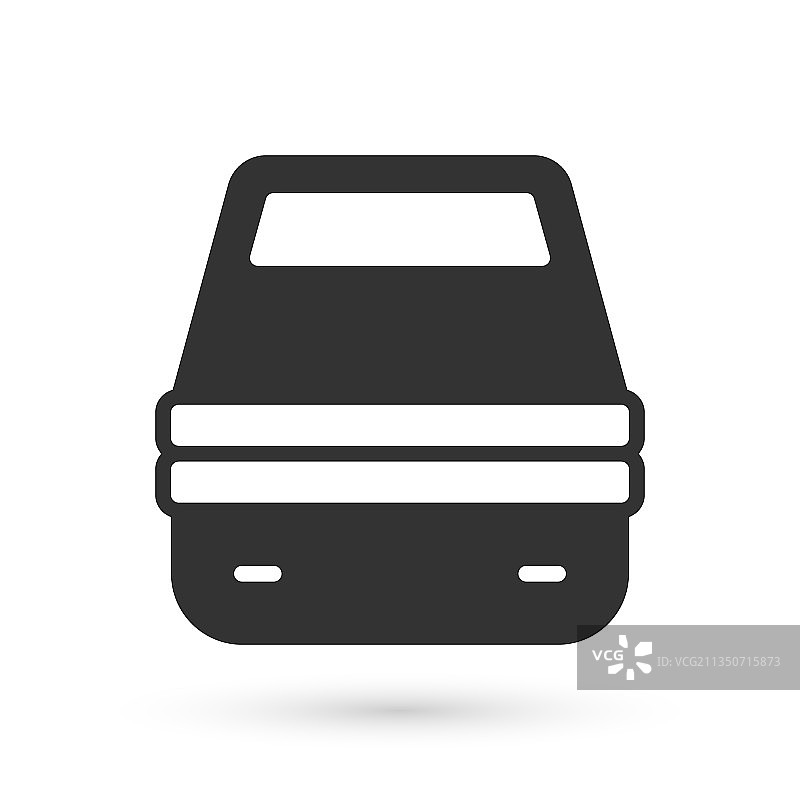 灰色午餐盒图标图片素材