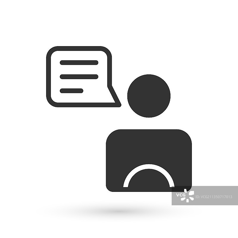 白色背景上的灰色出租车司机图标图片素材