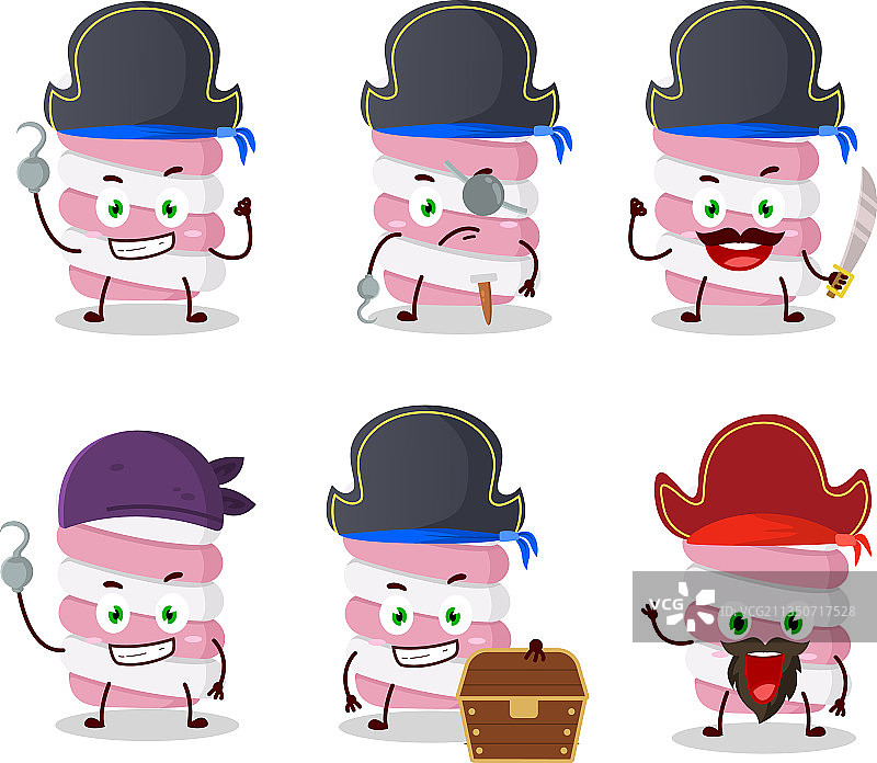 棉花糖扭曲的卡通角色图片素材