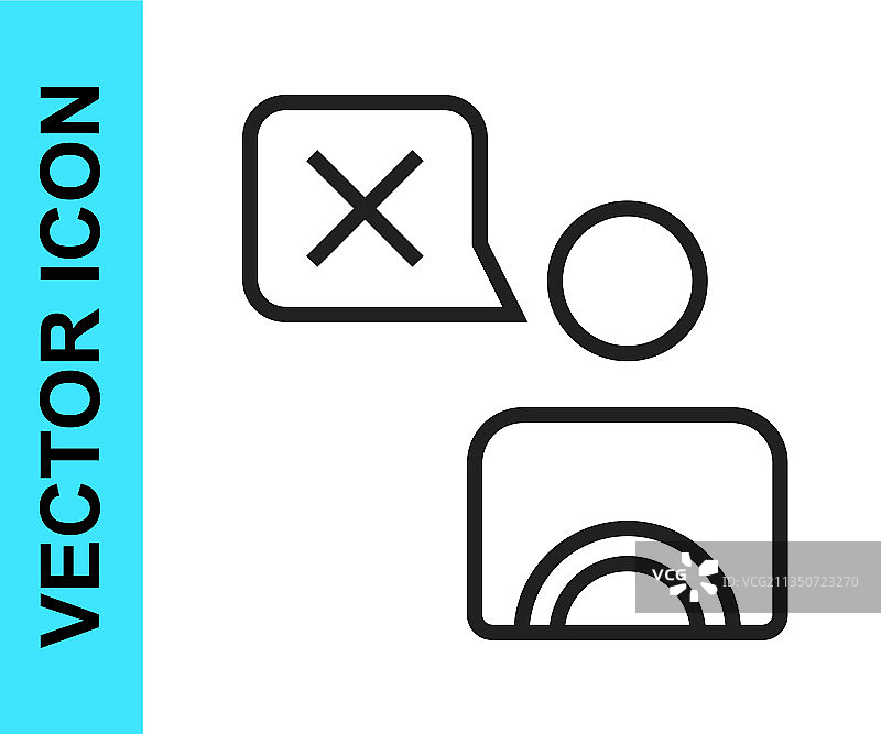 黑色线条出租车司机图标图片素材