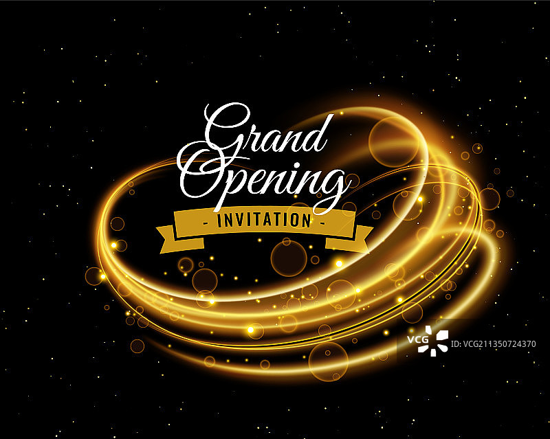 用于盛大开幕邀请函的闪耀背景图片素材