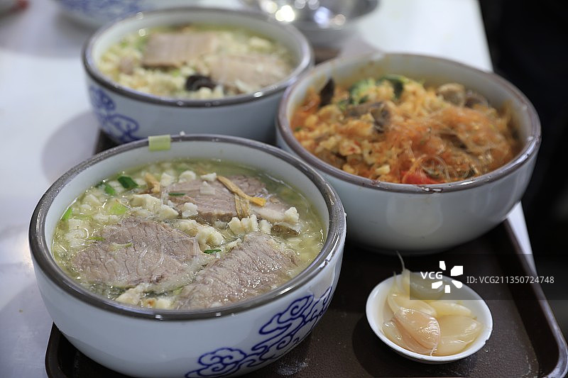 西安羊肉泡馍图片素材