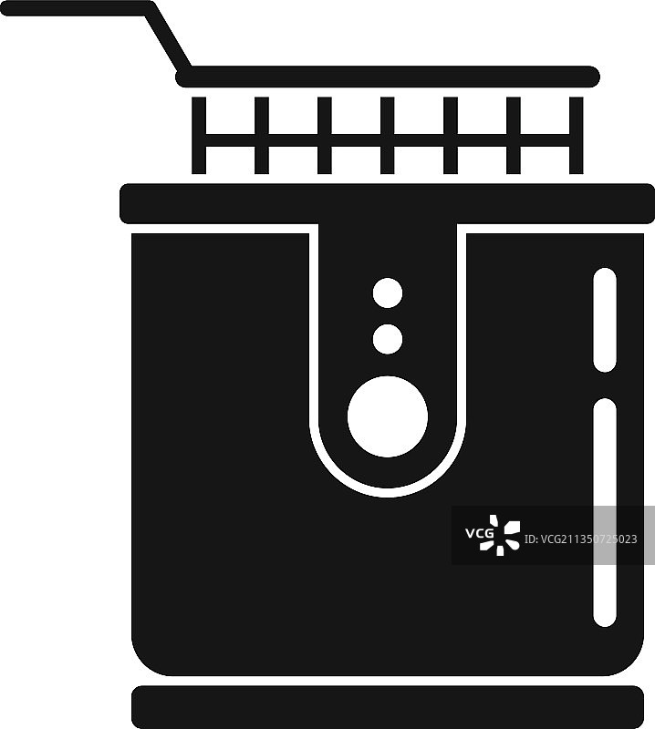 餐厅油炸锅简约油炸图标图片素材